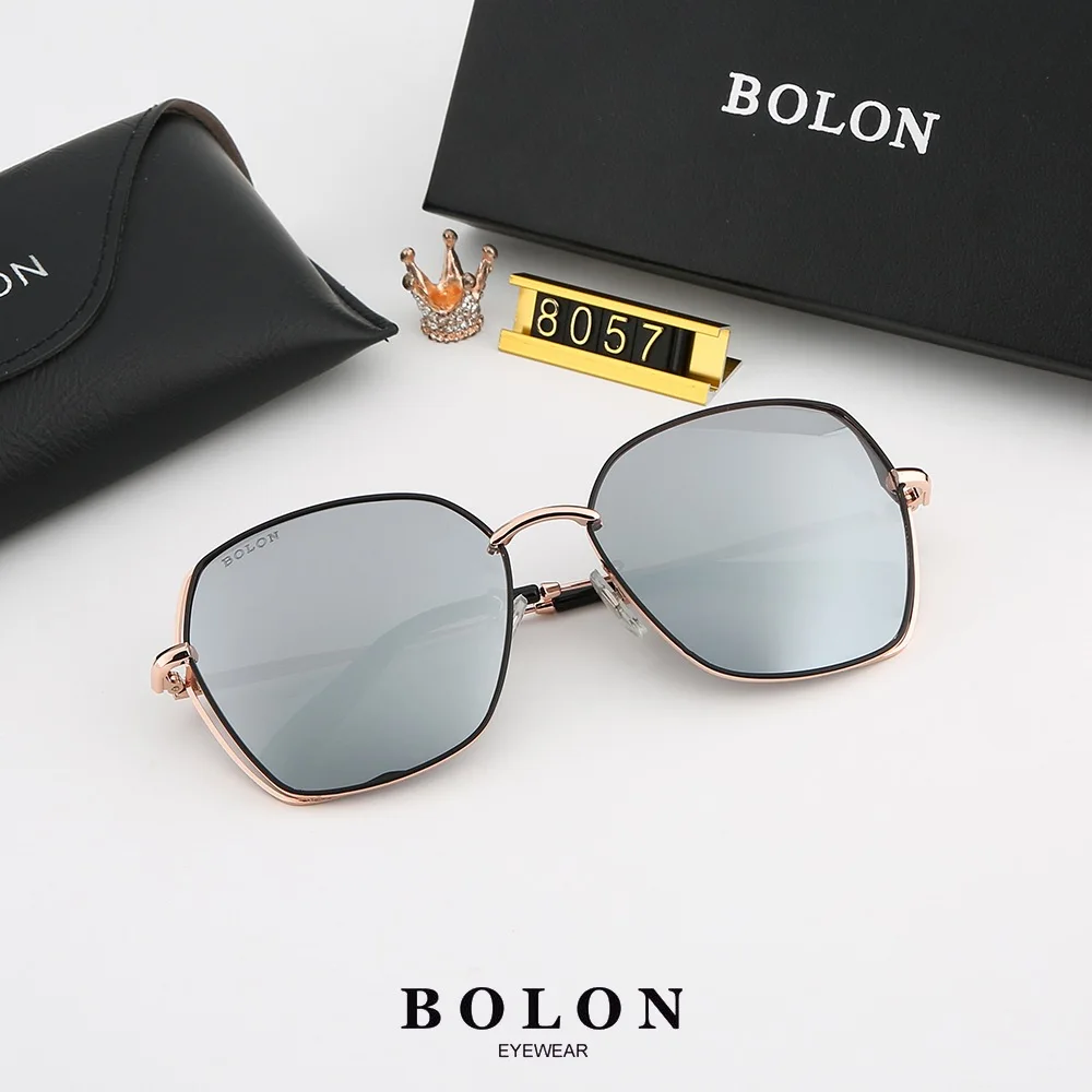 

Bolon New Fashion Men And Women Polarized Color Film Square Sunglasses Fishing Driving Couple Sunglasses 4 Colors