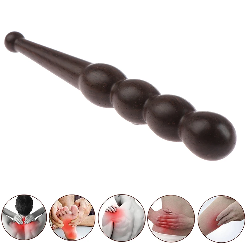 1PC Long Wood Stick Wooden Tools Acupoint Massage Spa Foot Hand Reflexology Body | Красота и здоровье