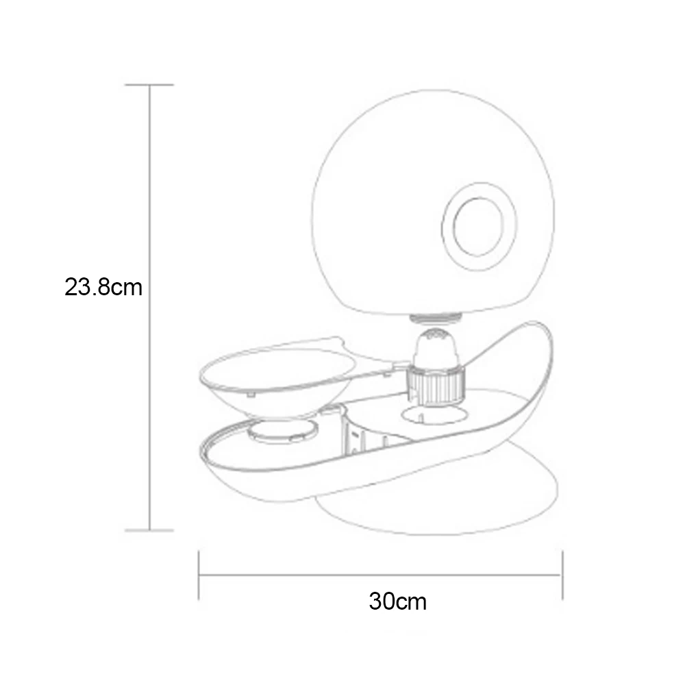 

Pet Snails Bubble Automatic Cat Water Bowl Fountain For Pets Water Dispenser Large Drinking Bowl Cat dog Drink No Electricity#9