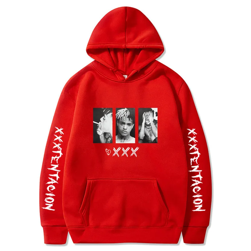 

XXXTentacion Hoodies Sweatshirt Men Women Casual Pullover Streetwear Sudadera Hombre Hip Hop HOODIES Funny Print Hoodies