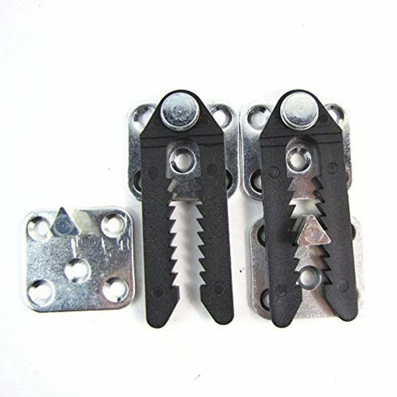 2 Pcs Sofa Couch Sectional Furniture Connector Joint Snap Alligator Style | Дом и сад