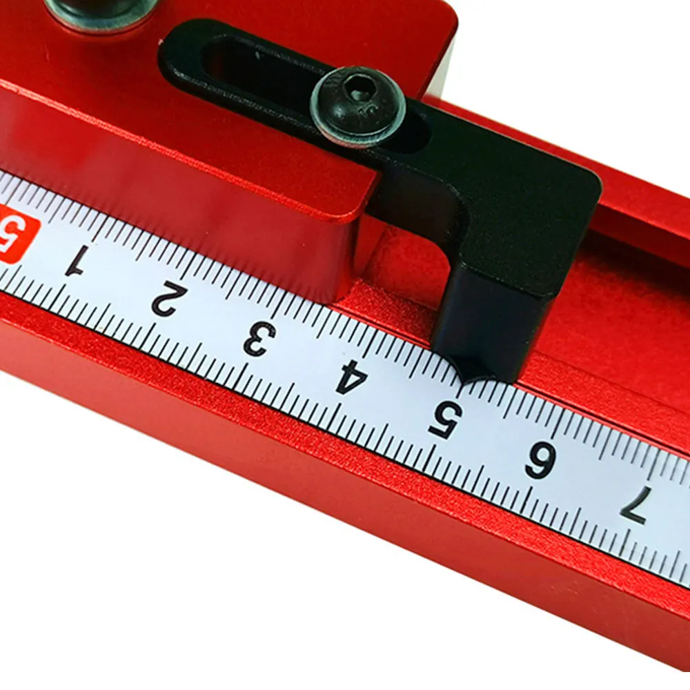 

45 Type Chute Locator Aluminium Alloy Backing Connector Miter Track Stop Woodworking Guide Rail Tool Linear Rails