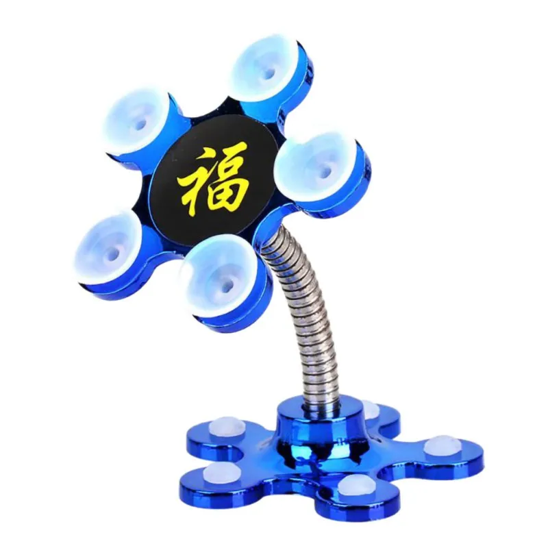 Автомобильный держатель на присоске для телефона вращение 360 присосок подставка