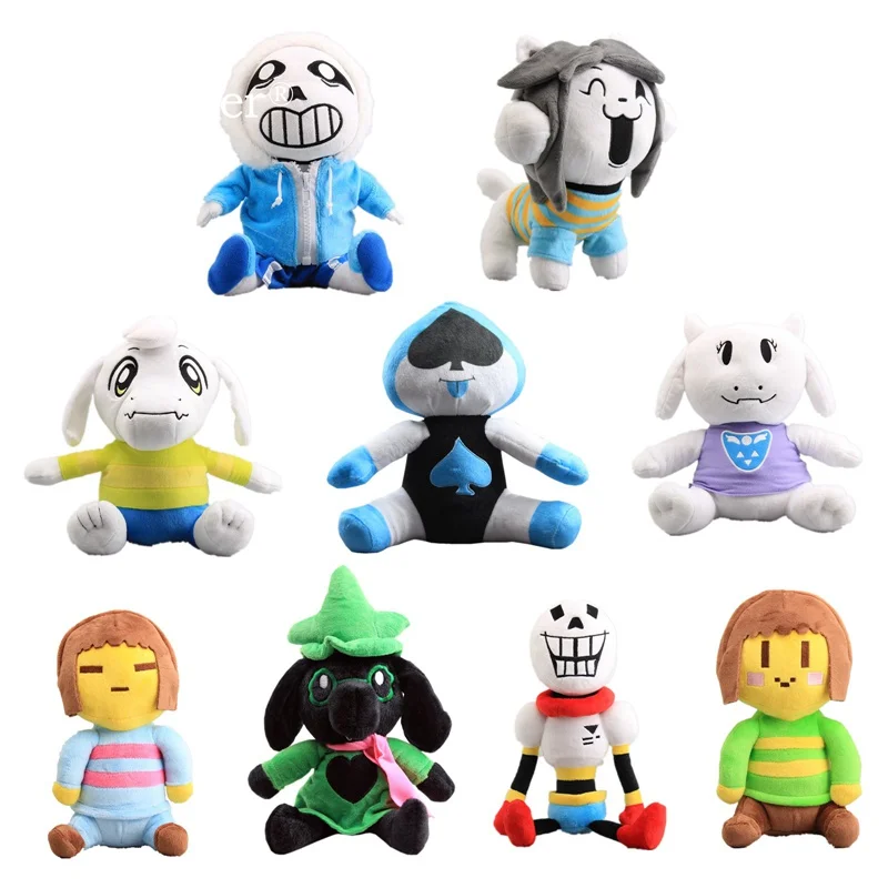 Игрушка плюшевая Undertale Sans Frisk Chara Lancer Ralsei Temmie Toriel Asrie 22 36 см фигурка игрушки лучший