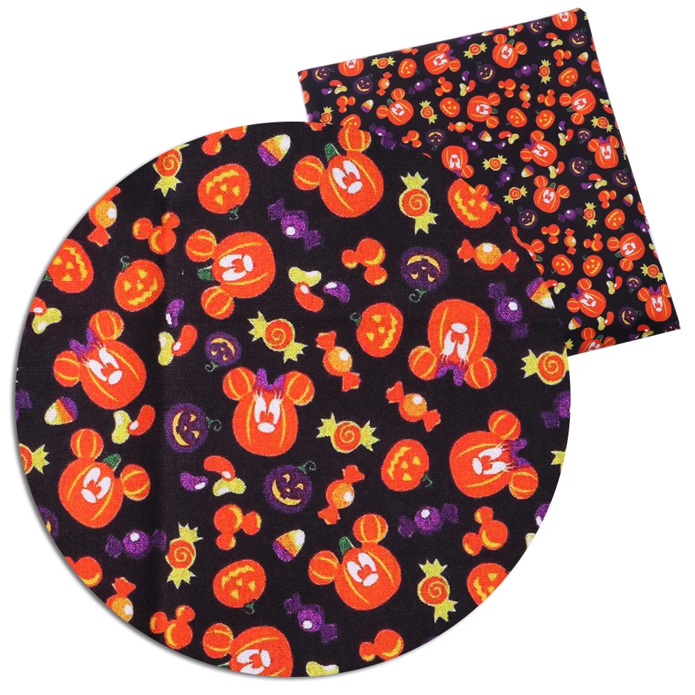 50*145cm Valentines Holiday Pumpkin patchwork cotton fabric for Tissue Kids home textile for Sewing Tilda Doll,c5886