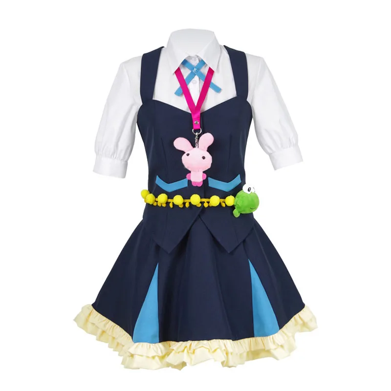 Kiznaiver Niyama Nico костюм для косплея на Хэллоуин униформа топ юбка женщин и мужчин