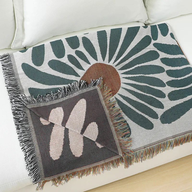 Повседневное покрывало-одеяло милый домашний декор вязаное покрывало в виде