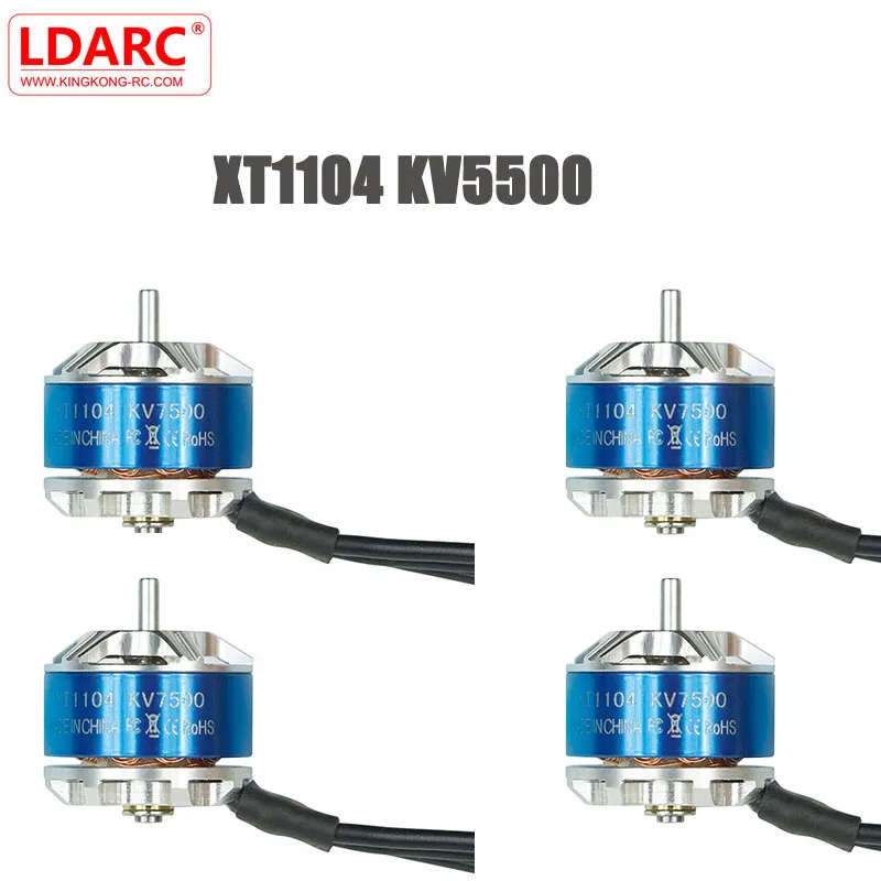 М./-4 шт./лот KingKong XT1104 5500kv с пропеллерами миниатюрный бесщёточный электродвигатель