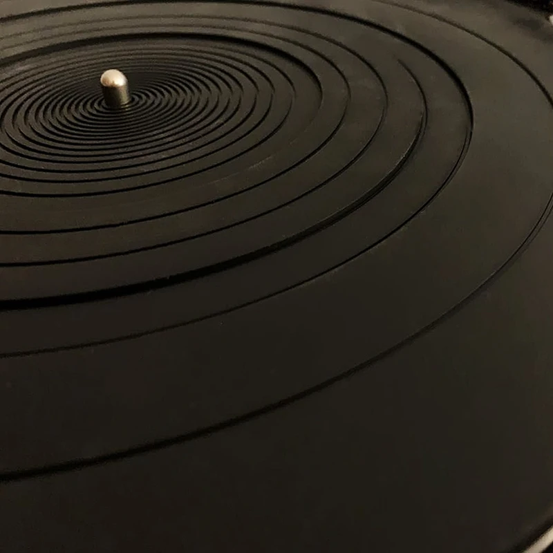 12 дюймов LP антивибрационные Силиконовая накладка резиновая циновка ливня для