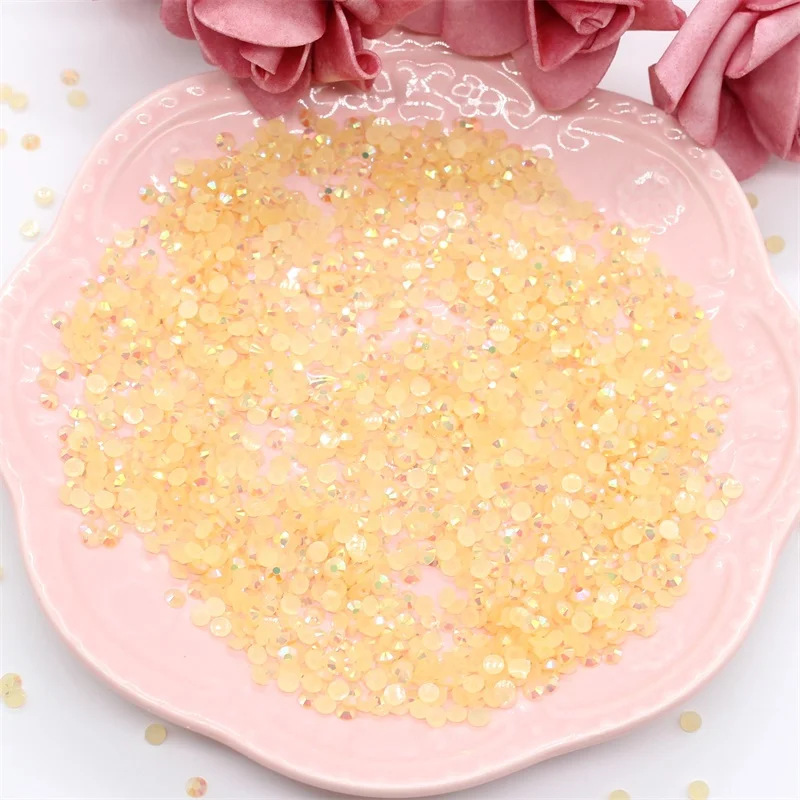 color 6 KSCRAFT 20 г 4 мм кристалл с плоской задней гранью с акриловым драгоценным камнем Блестки для нейл Арта(искусство украшения ногтей) одежда скрапбукинга Shakes Stone - Цвет: color 6