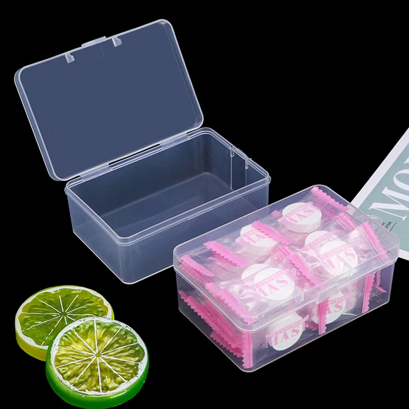 2 шт. прозрачный пластиковый контейнер для хранения монет и ювелирных изделий |