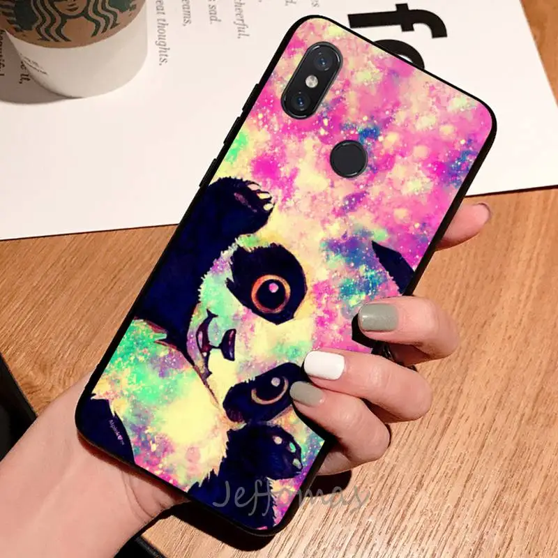 

Funny cartoon panda Phone Cases For Xiaomi Redmi 4x 5 plus 6A 7 7A 8 mi8 8lite 9 note 4 5 7 8 pro