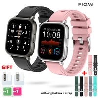fiomi p25 smart watch fitness pedometer health heart rate sleep tracker ip67 waterproof men women sport watche for android ios