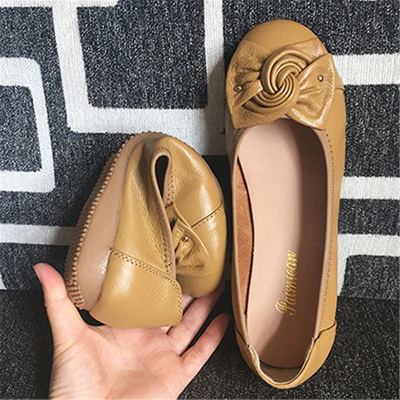 

41 42 43 women's shoes spring and autumn 2021 soft soles flat shoes large size single shoes women comfortable casual shoes