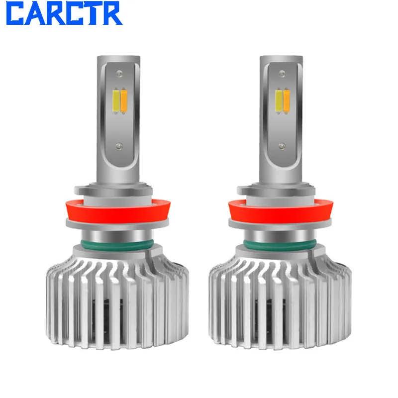 CARCTR хайлайтер H4 Led H13 9004 9007 Автомобильные фары Лампа HB1 HB5 чип PCB 3000K 4300K 6000K 60W 6000LM