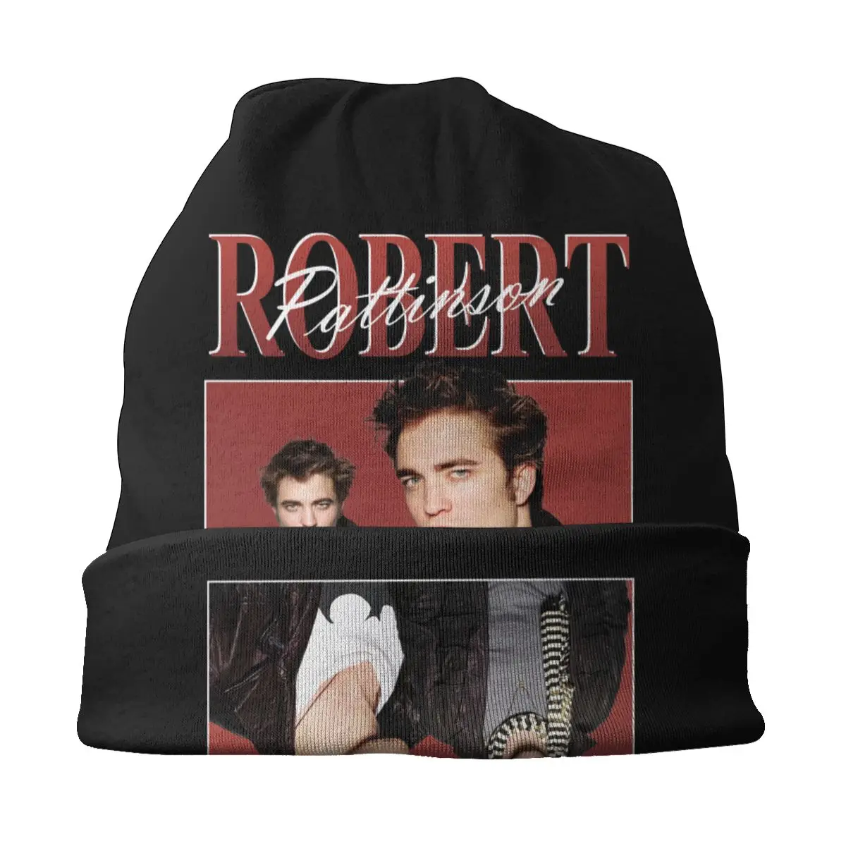 Шапка Classic Robert Pattinson Bonnet Femme Cool Knit для женщин и мужчин, теплая на осень и зиму, винтажный стиль, с изображением Роба Эдварда Каллена.