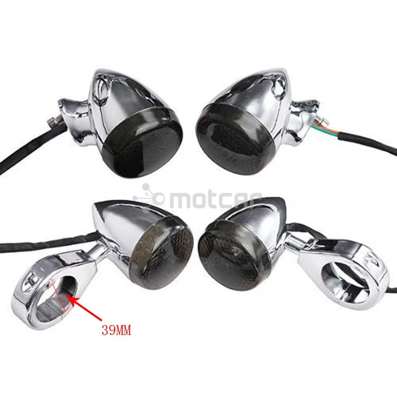 4 шт. поворотники для мотоцикла 41 мм|harley harley|harley ledharley turn signal lens |