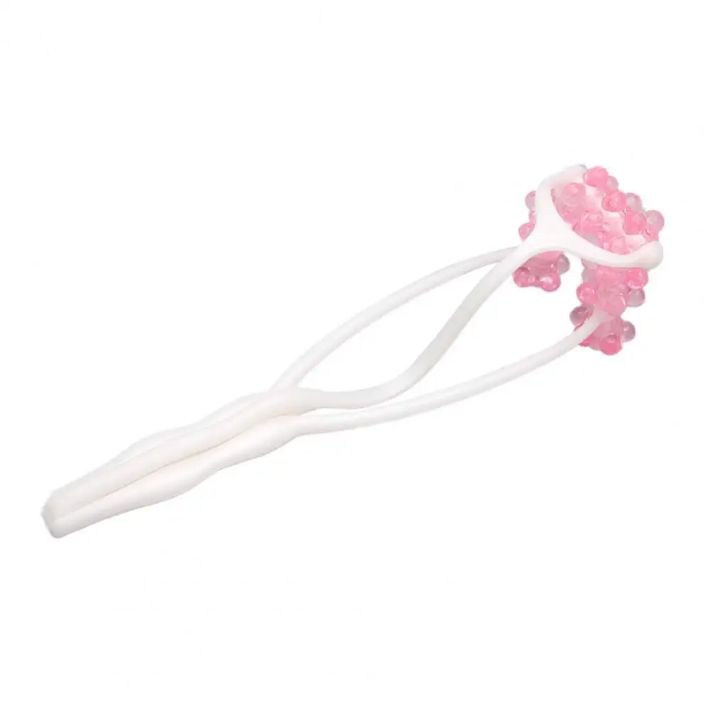 

Face Up Roller Flower Style Skin Lifting Ergonomics Handle Slim Neck Facial Massager Remove Double Chin Tool for Female