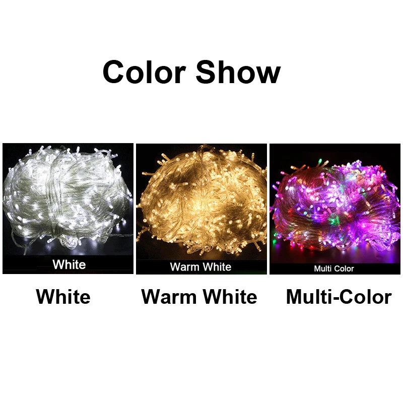 24V 20M 30M 50M 100M Garland LED String Christmas Lights Outdoor Xmas Decorations For Wedding Fairy Light Party Holiday Lighting | Освещение
