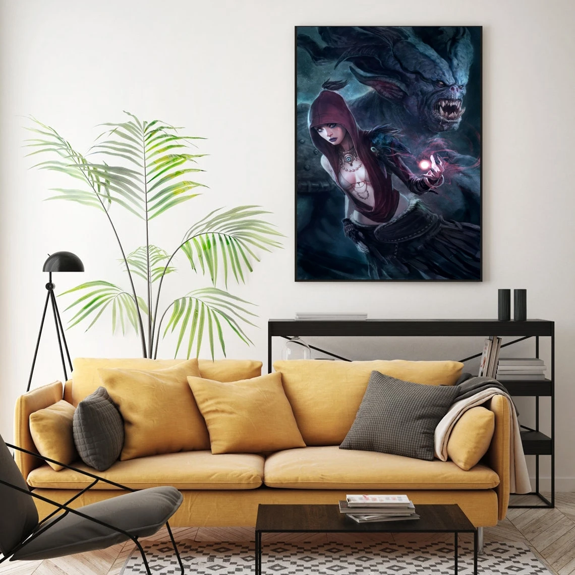 Dragon Age Origins Game Poster Art Canvas Prints Home Decoration Wall Painting (No Frame) | &amp Calligraphy