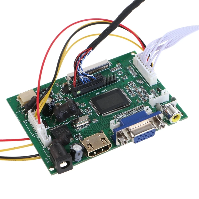 

67JA HDMI DVI VGA LCD Screen Controller Board KYV-N5 V3 for 15.4 Inch LP156WH1 LTN156AT01 1280x800