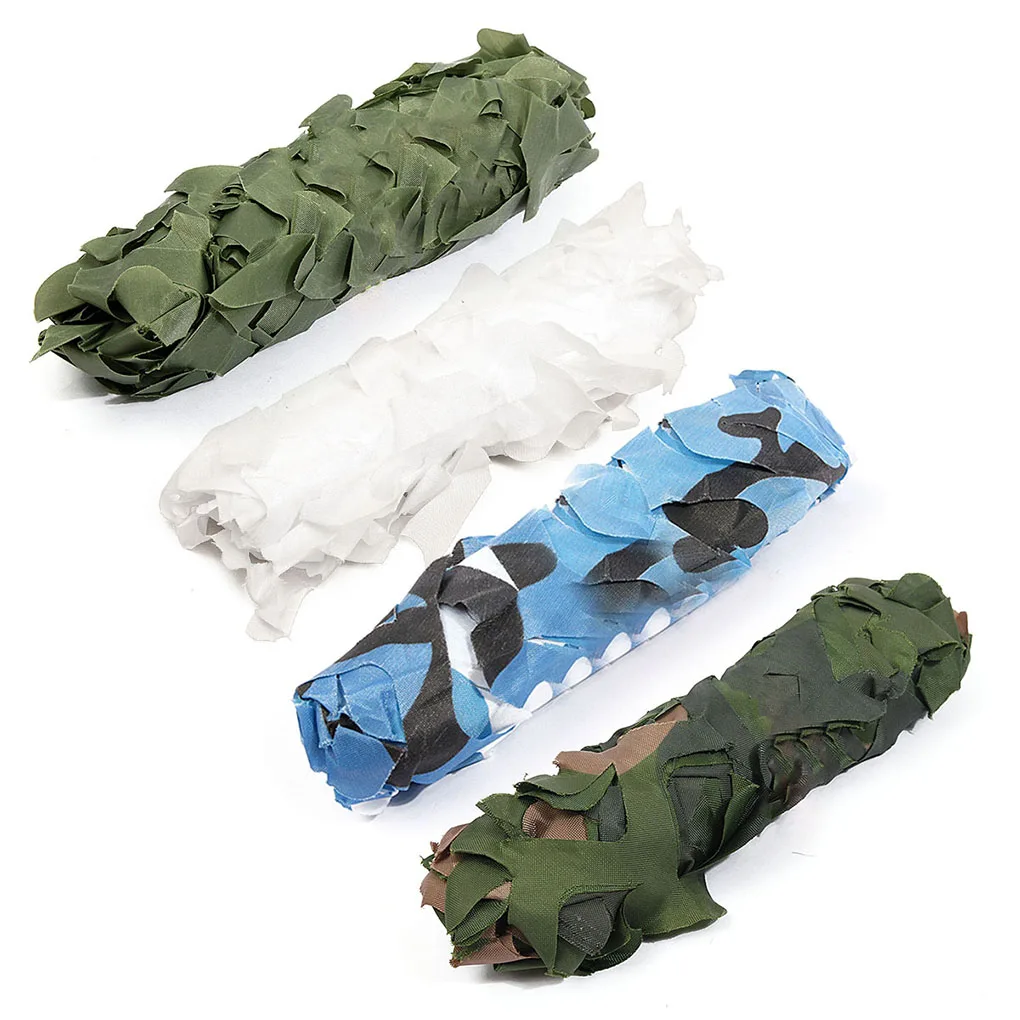 2x2 м Крышка Ghillie Военная камуфляжная тактическая армейская Охота Джунгли лесная