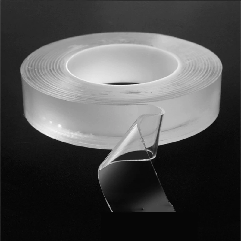 

1/3/5M Nano Tape Double Sided Tape Transparent Adhesive Traceless Tape Reusable Waterproof Wall Door Sticky Tape Glue