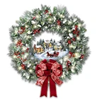 1 шт. Рождественская 3D наклейка из ПВХ, Рождественская наклейка, украшения, наклейка на окно 2022 с новым годом для украшения дома