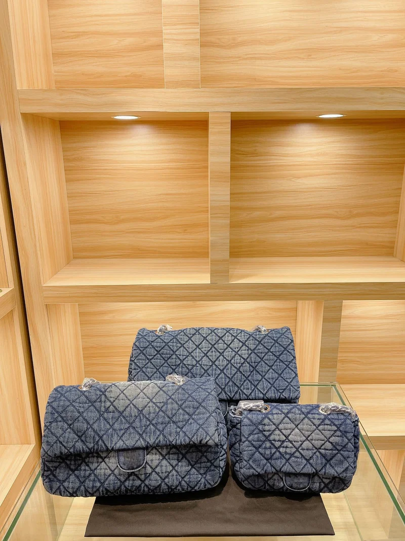 

102237 35 2021New women's fashion denim shopping bag single shoulder bag