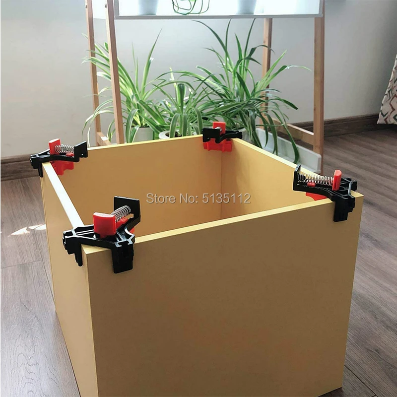 1/4 шт. с прямым углом 90 градусов зажим крепежные зажимы картинной рамки угловой