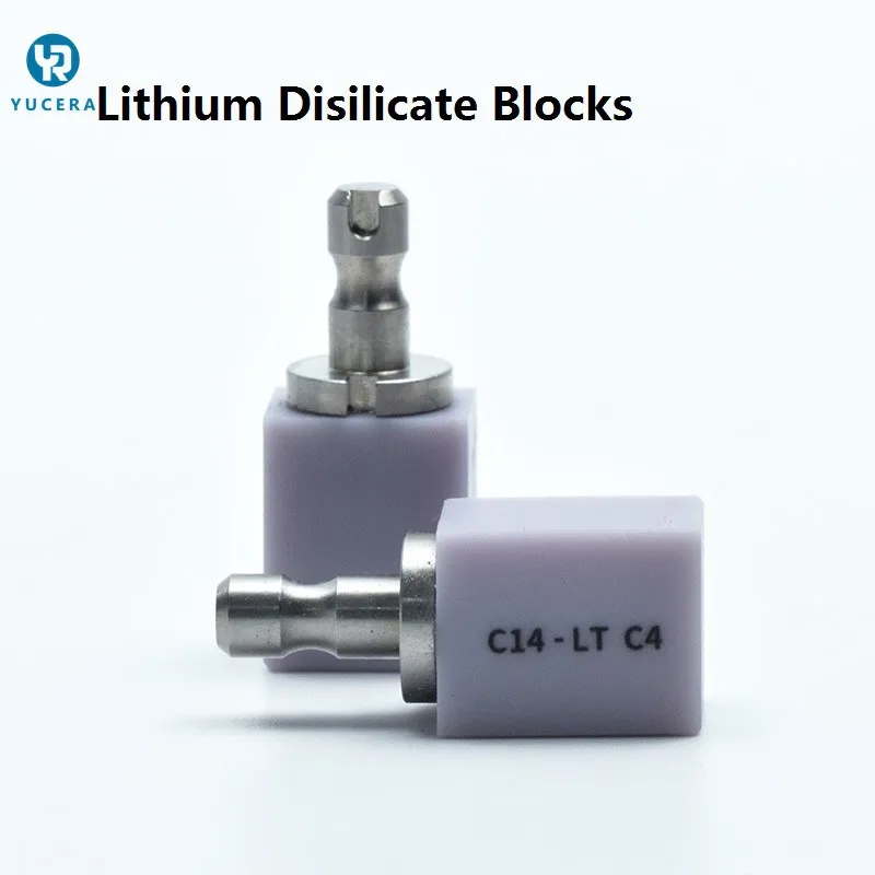 5 Pcs Lithium Disilicate Sirona Cerec Blocks LT/HT Glass Ceramic For CAD CAM Sirona Inlab System