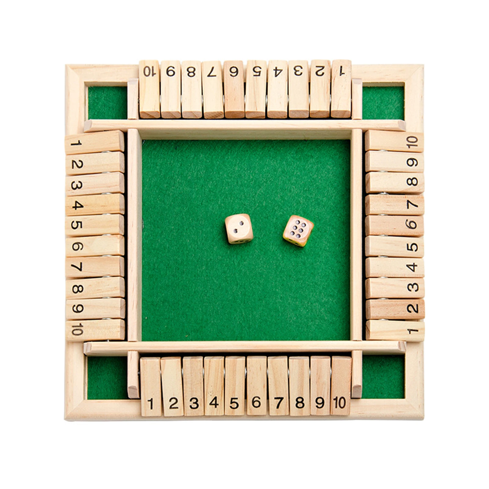 

Four-sided Flip Card Game Number Game Toys Children Parent-child Board Games Bar Party Casual Wine Gambling Board Game