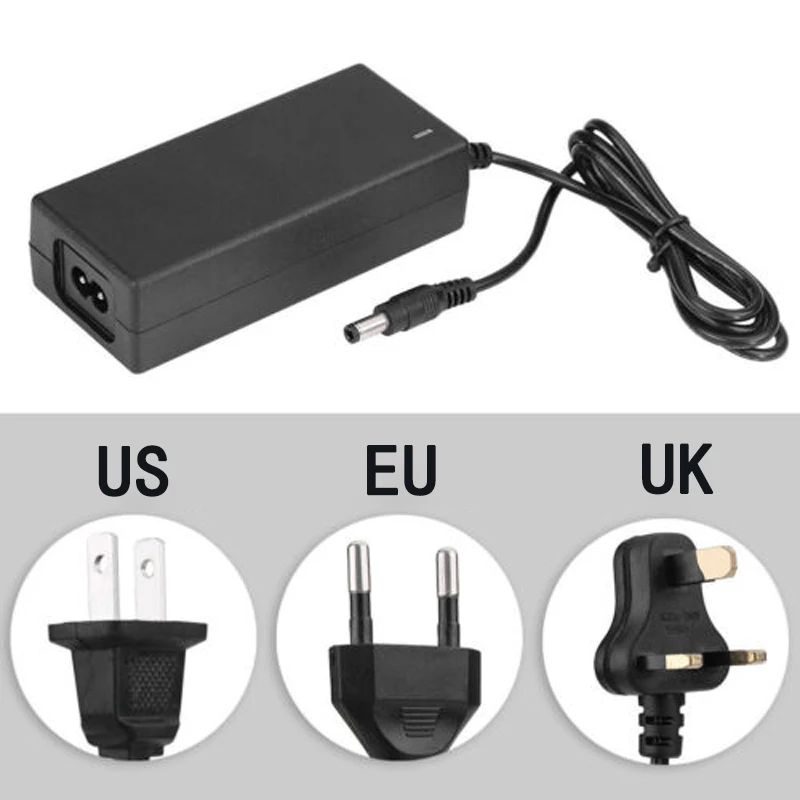 

1pc 29.4V 2A Black Battery Power Adapter Charger For Electric Balancing Scooter