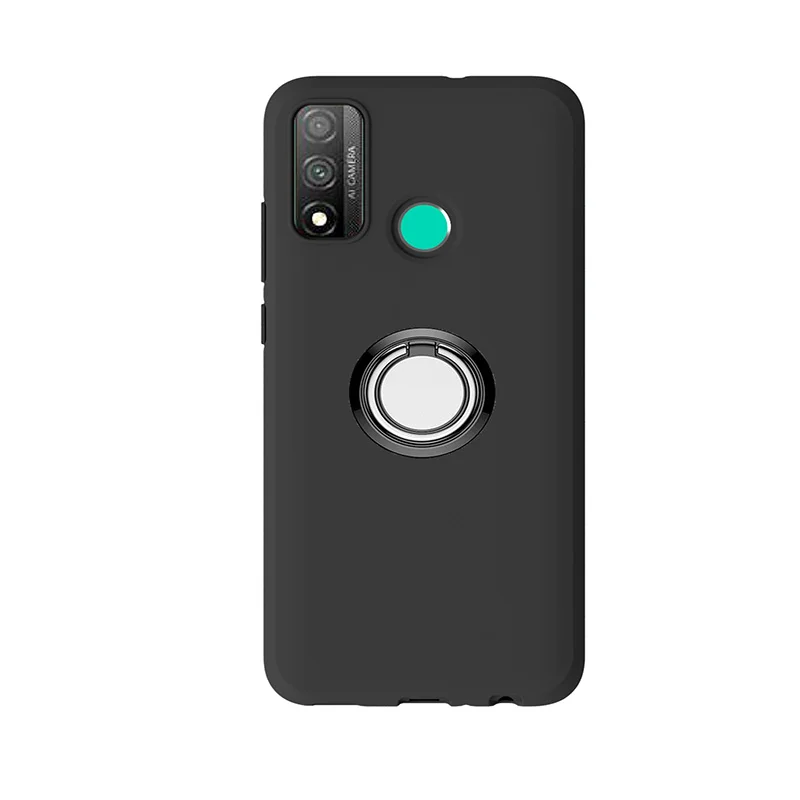 

for Huawei P Smart 2020 Back Ring Holder Bracket Phone Case Cover Phone TPU Soft Silicone Cases ON Huawei P Smart 2020 6.21"