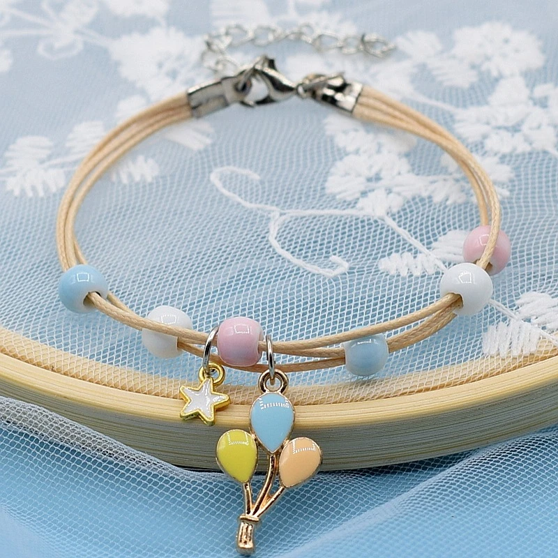 

Новинка 2021, модный керамический плетеный корейский студенческий простой браслет Ins для пары подруг, женский браслет, ювелирное изделие для ...