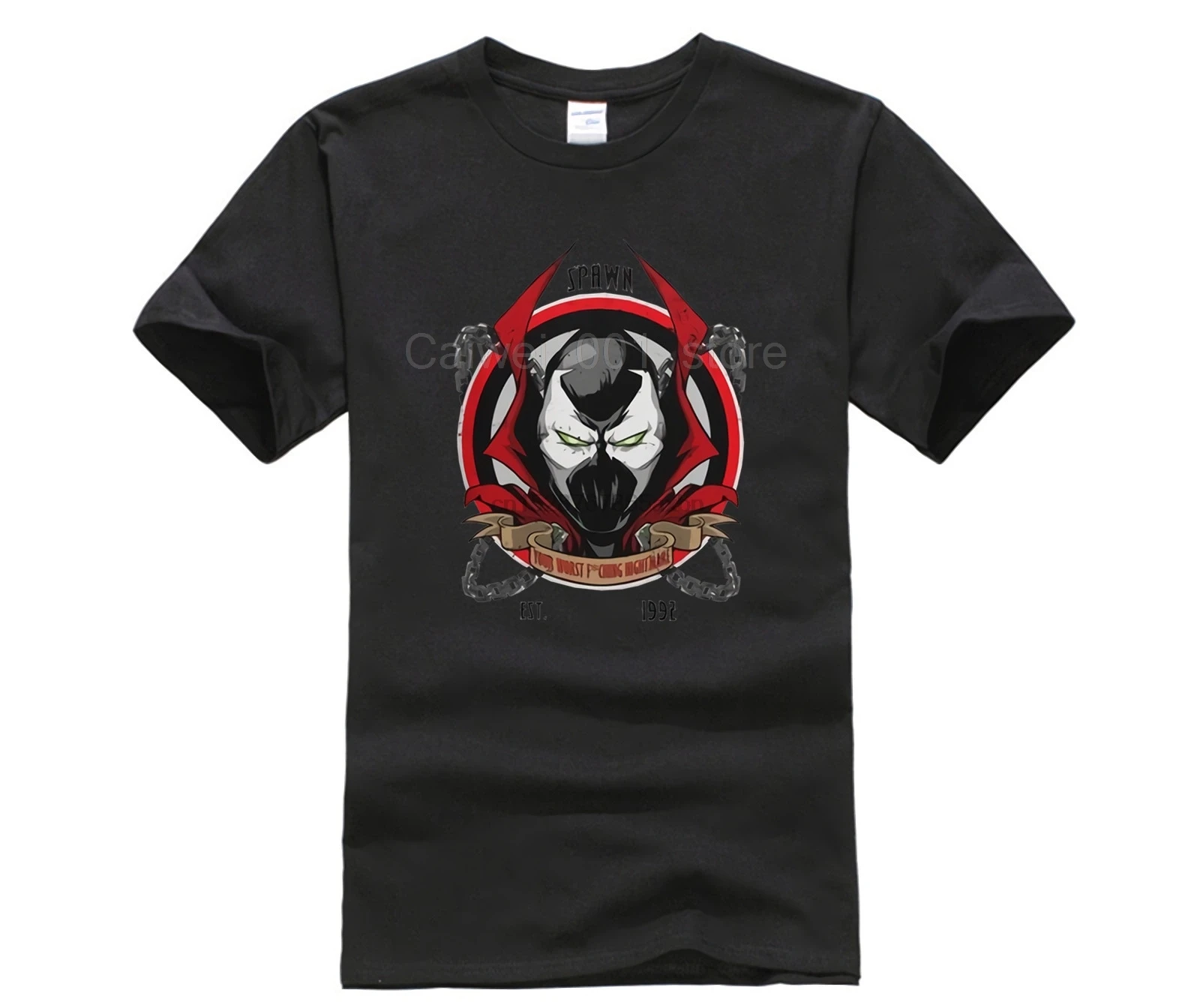 Летняя модная уличная футболка с коротким рукавом BONADIAO Antihero Spawn Crewneck новинка 2019