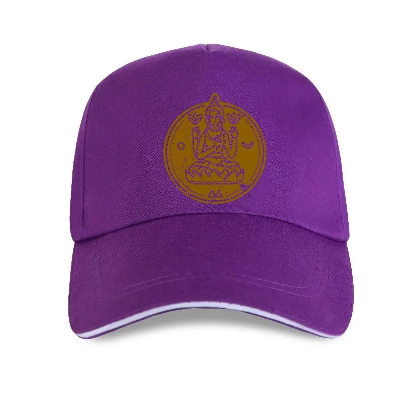 

DISTRESSED MEDITATION YOGA ZEN SPIRITUAL PEACE Womens Blue Baseball cap