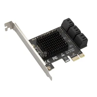 6 ports sata pcie adapter sata iii to pci express 3 0 x1 controller expansion card 6gbps sata 3 0 pci e x4x8x16 asm1166 chip