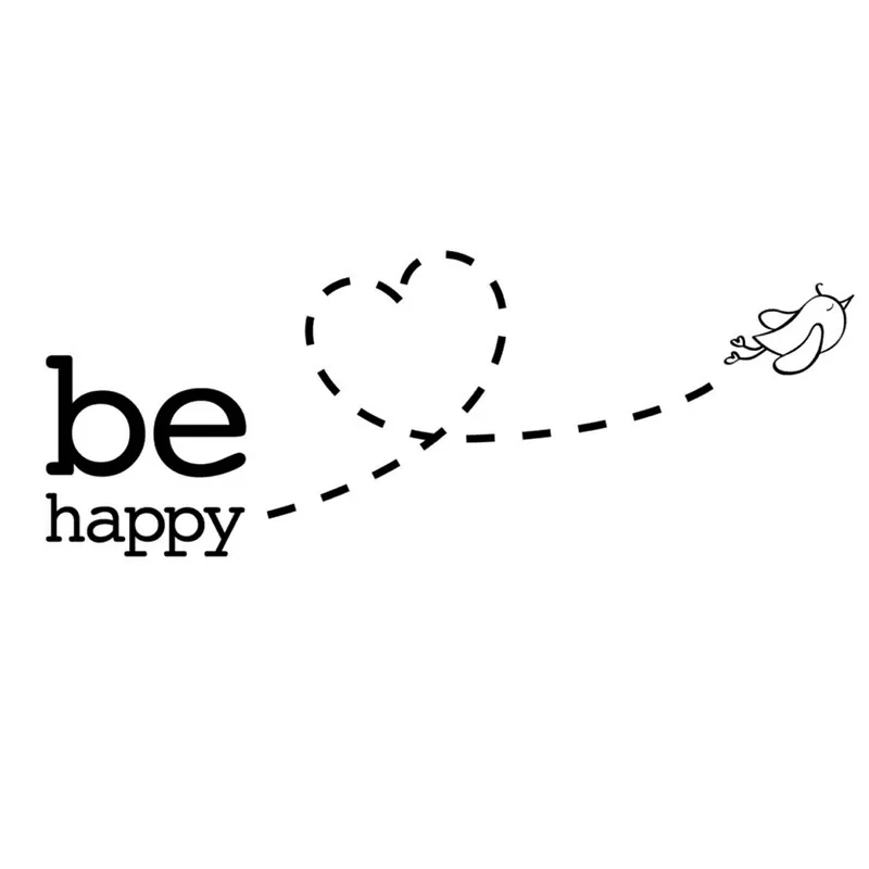 Счастливая летающая птица украшение для детской комнаты спальни съемная