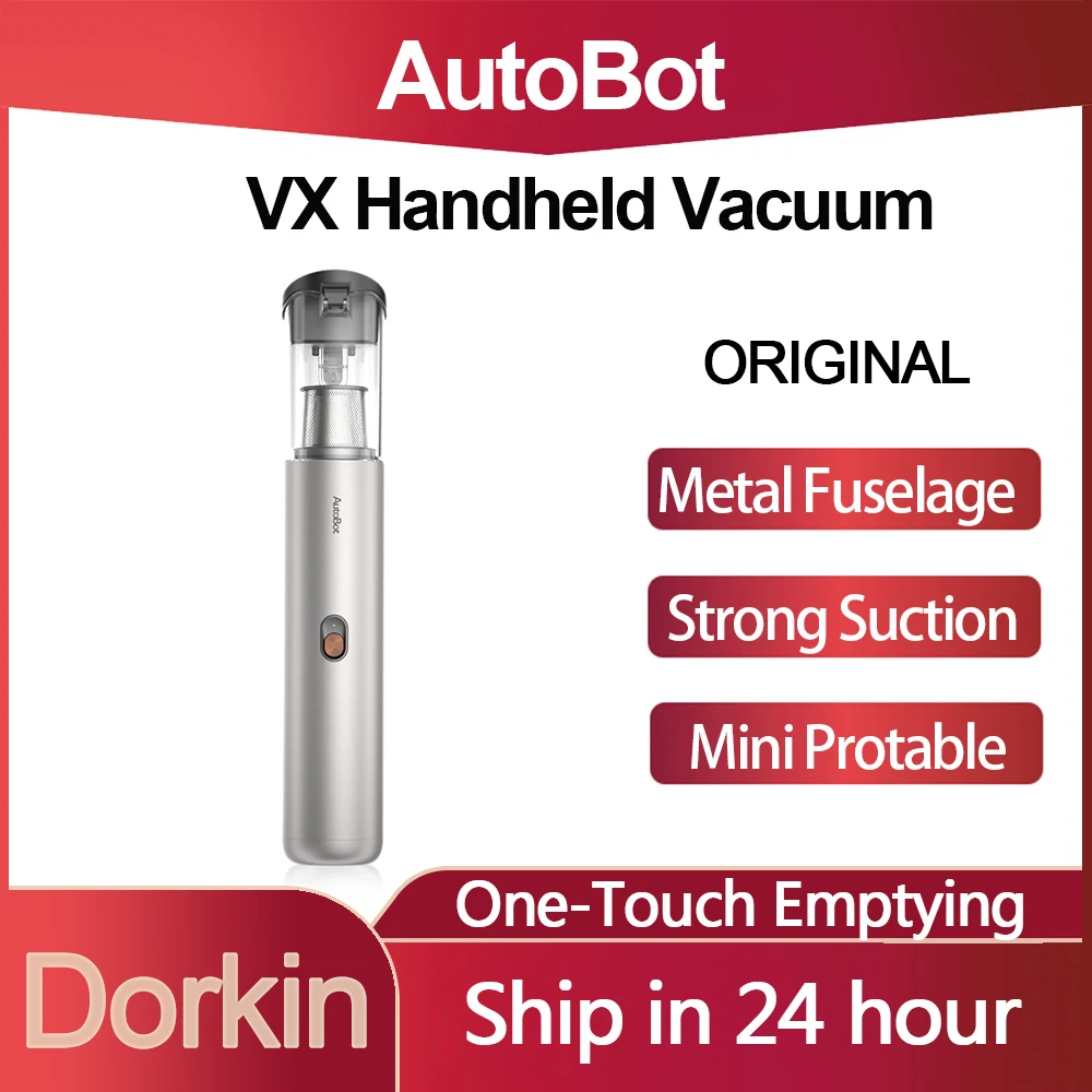 

AutoBot VX Handheld Vacuum Wireless Cleaner Wet and Dry Dual Use Type-C Fast Charging Strong Suction Mini Portable Vacuum