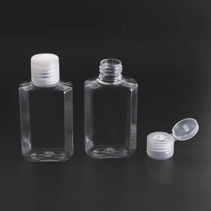 60/100/120/250ml Flip-top Octagonal Bottle Empty Hand Sanitizer Bottles alcohol gel Refillable Plast in Lahore