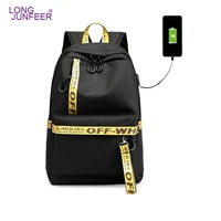 brand kids school backpack for girls school bags women shoulder bag letter robbon backpacks for teenage girls zl178