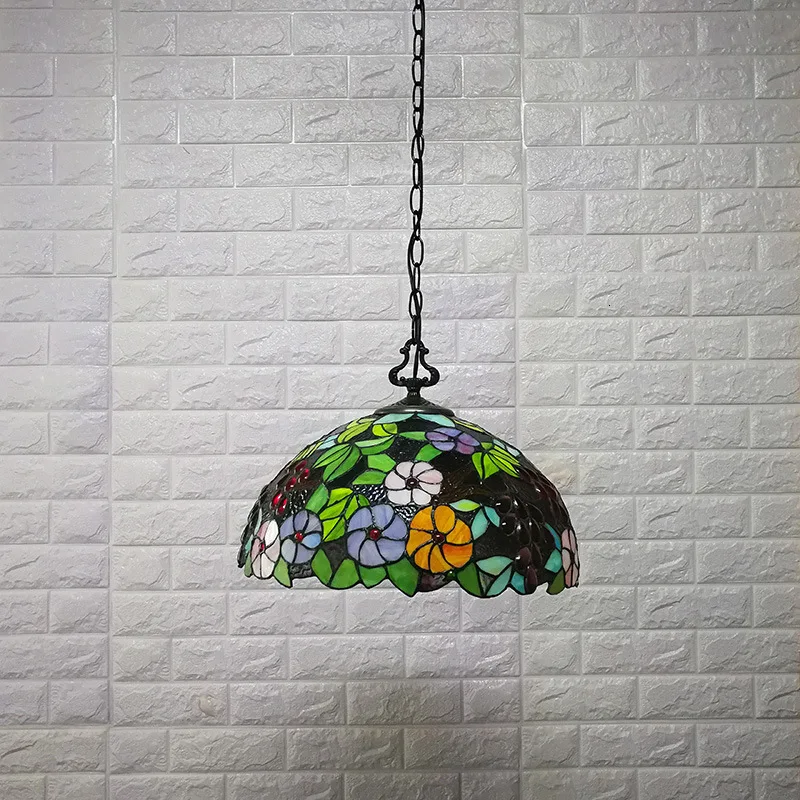 tiffany dragonfly lamp glass shade pendant light bohemian single hanging foam packing for hallway corridor kitchen | Лампы и освещение
