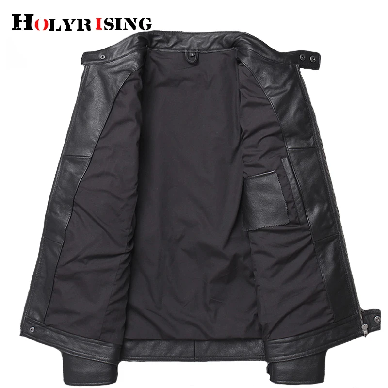 Chaqueta cuero hombre куртка кожаная куртка популярная мужская куртка из натуральной кожи тонкая байкерская куртка крутая 19037-5