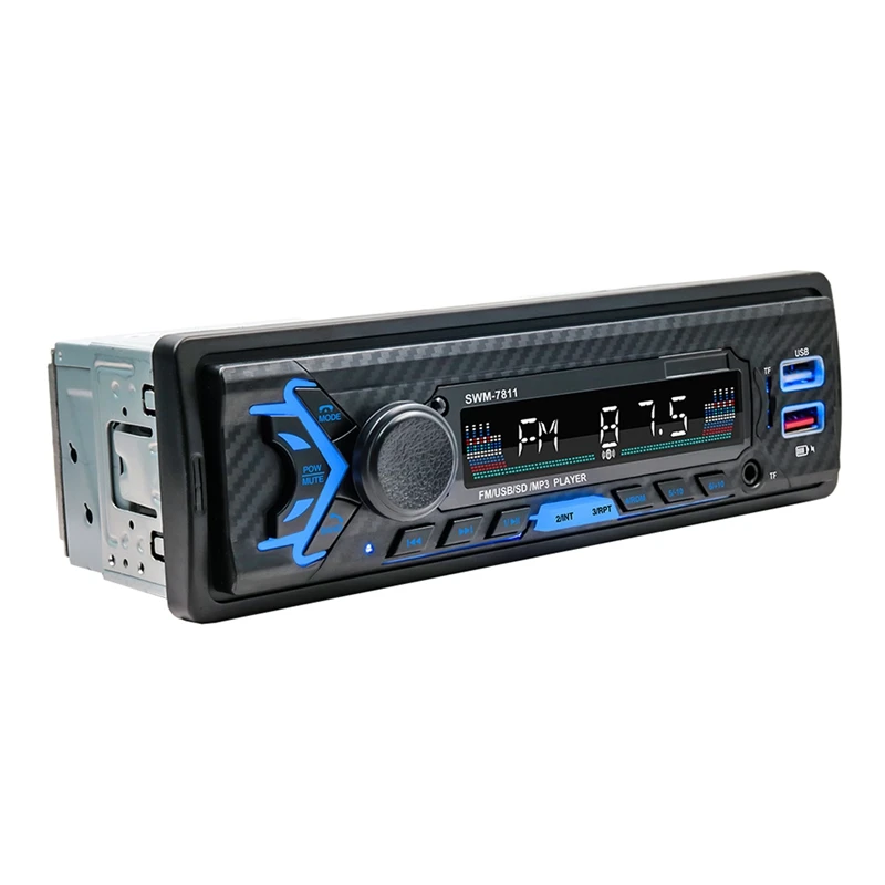 

Автомобильный MP3-плеер, универсальный плеер с 2 USB-портами, FM-радио, USB, AUX, с беспроводным пультом дистанционного управления