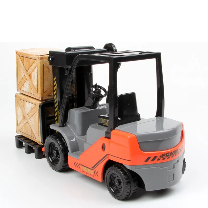 

1/22 Simulation Internal Forklift Cars Model Alloy Plastic Transport Tools Inertial Engineering Vehicles Toys for Children