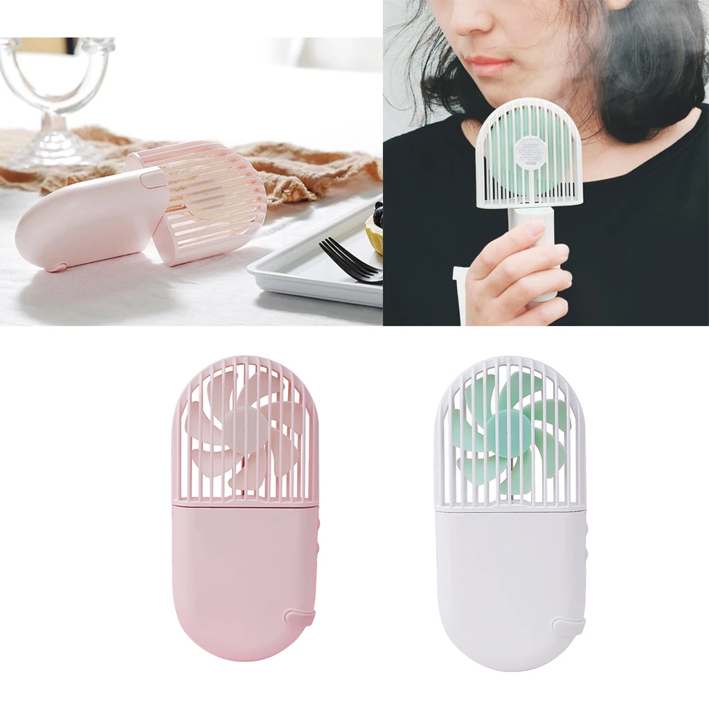 

90 Auto Rotation Handheld Fan USB Portable Strong Wind For
