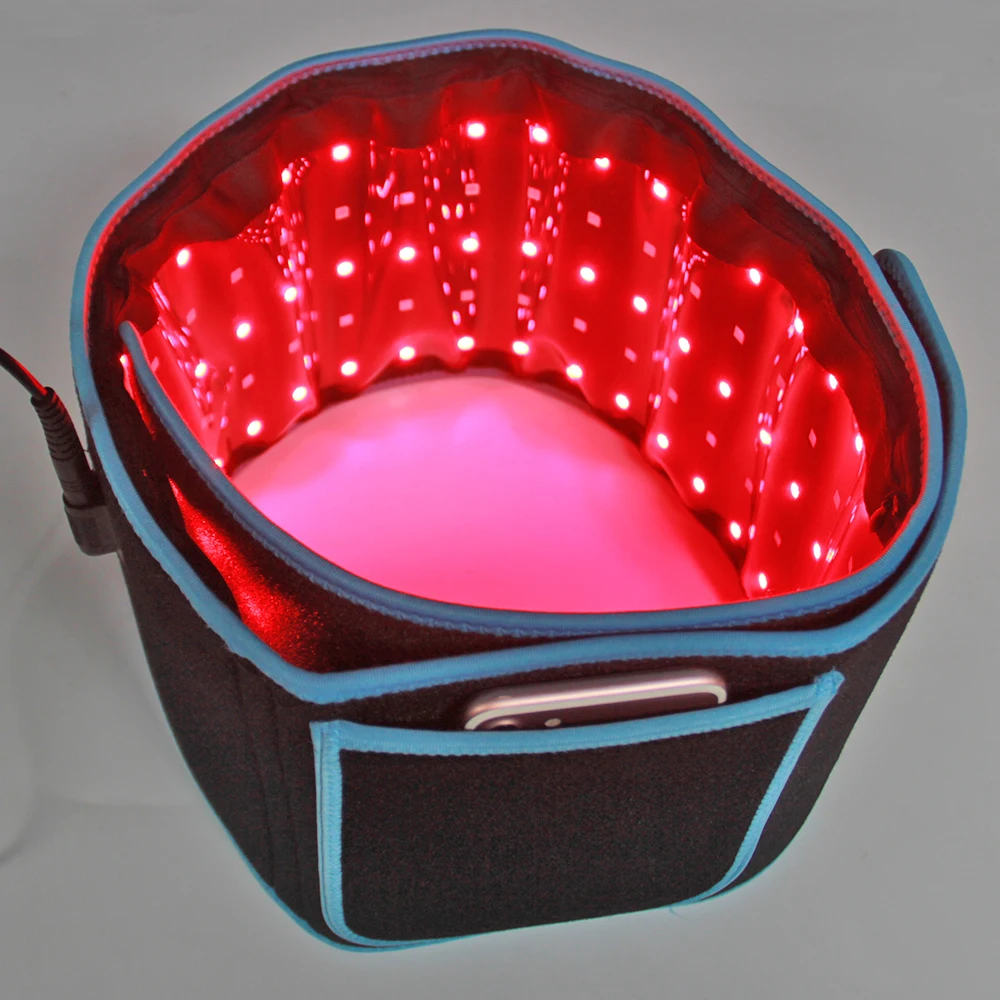 Red Light Therapy Belt 660&850nm Flexible Wearable Wrap Large Pad for Back Shoulder Joints Muscle Pain Relief Weight Loss