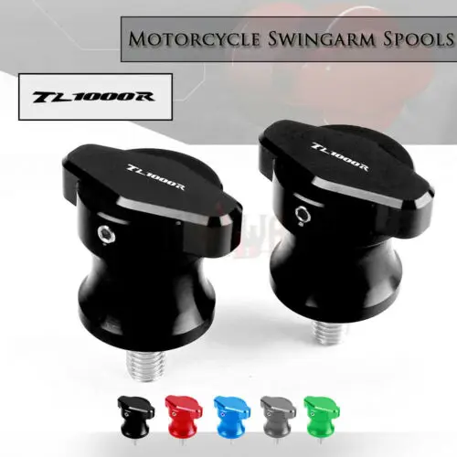 

M8 Motorcycle Accessories CNC Aluminum Frame Stands Screws Sliders Swingarm Spools Slider For Suzuki TL1000R 1997-2004