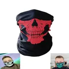Мотоциклетная маска для лица на все лицо, зимняя Балаклава, маска для лица, тактическая маска с призраком, Спортивная маска с 3d-черепом, теплая ветрозащитная уличная маска для шеи